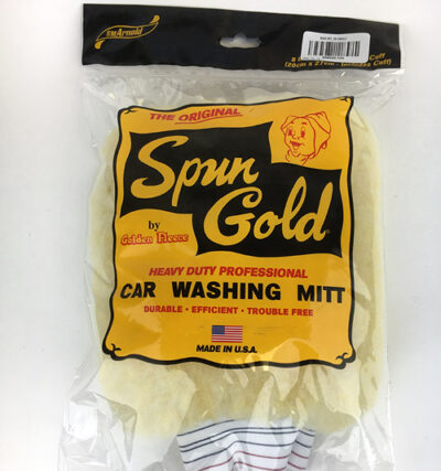 SM Arnold spun gold wash mitt