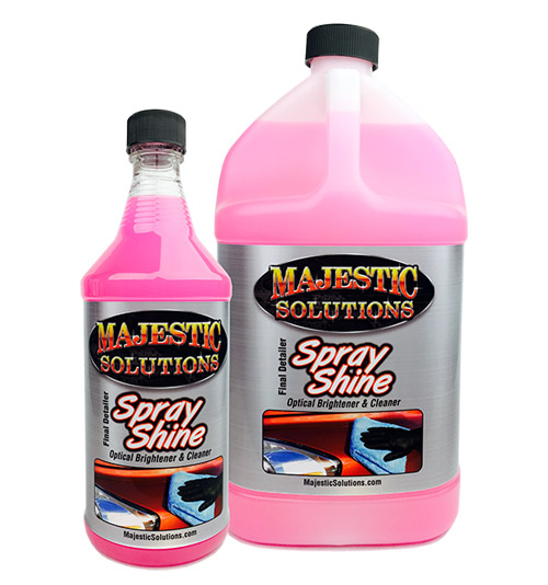 SPRAY SHINE - Majestic Solutions Auto Detail Products