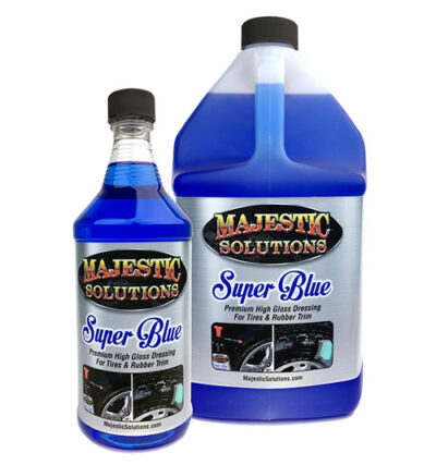 Super Blue Tire Dressing in quart and gallon size