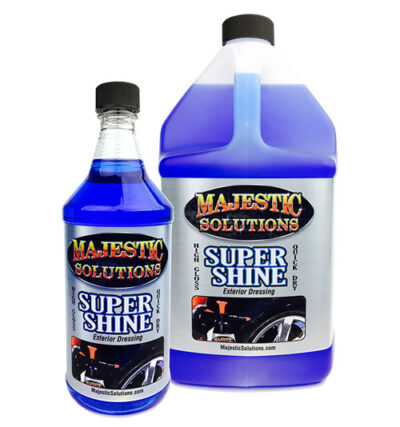 Super Shine Dressing quart and gallon bottles