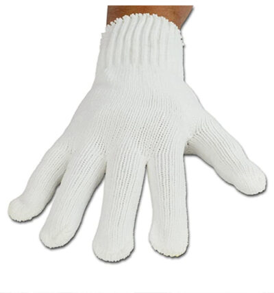 Microfiber Glove white on hand