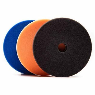 Lake Country Heavy Duty Orbital Foam Pads Dark-Blue Orange Black