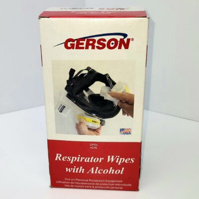 Gerson Respirator Wiper red and white box