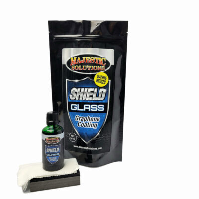 Shield Glass Kit pouch bottle applicator swatch