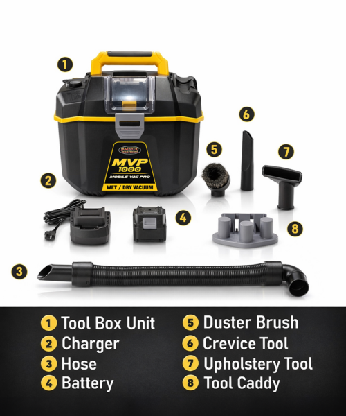 MVP 1000 – Mobile Vac Pro – Wet/Dry Cordless Vacuum – Majestic ...